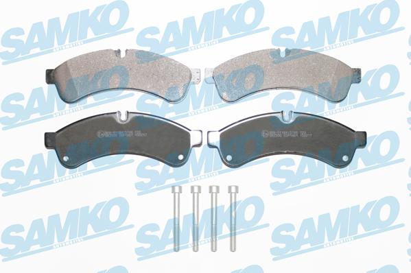 Samko 5SP1461 - Тормозные колодки, дисковые, комплект www.autospares.lv