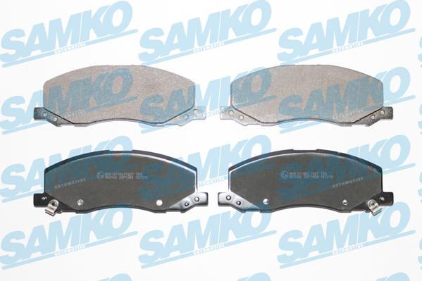 Samko 5SP1468 - Bremžu uzliku kompl., Disku bremzes www.autospares.lv