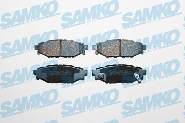 Samko 5SP1408 - Bremžu uzliku kompl., Disku bremzes www.autospares.lv