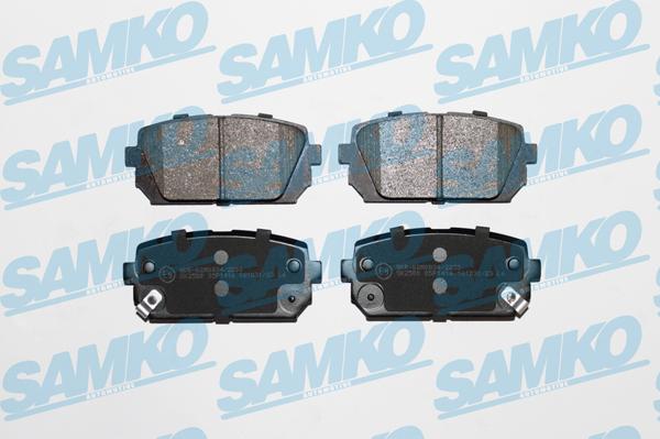 Samko 5SP1416 - Bremžu uzliku kompl., Disku bremzes autospares.lv