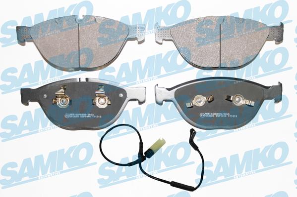 Samko 5SP1410A - Bremžu uzliku kompl., Disku bremzes www.autospares.lv