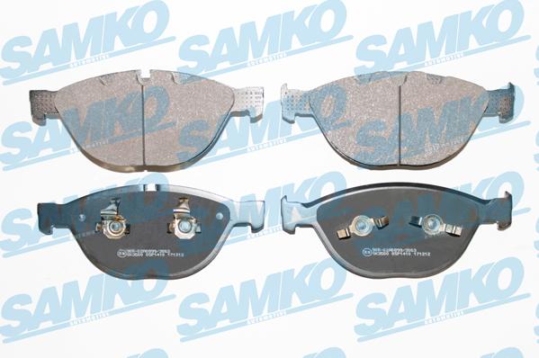 Samko 5SP1410 - Bremžu uzliku kompl., Disku bremzes www.autospares.lv