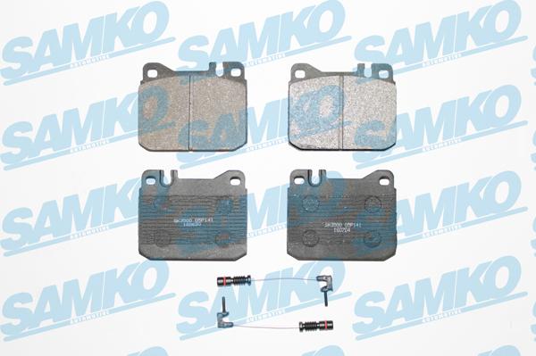 Samko 5SP141A - Bremžu uzliku kompl., Disku bremzes www.autospares.lv