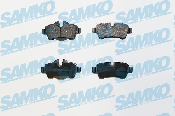 Samko 5SP1481 - Bremžu uzliku kompl., Disku bremzes www.autospares.lv