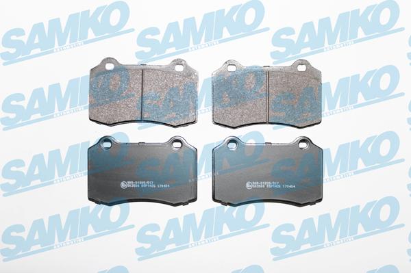 Samko 5SP1426 - Тормозные колодки, дисковые, комплект www.autospares.lv