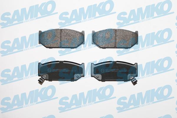 Samko 5SP1594 - Тормозные колодки, дисковые, комплект www.autospares.lv