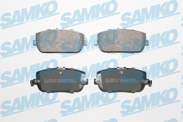 Samko 5SP1554 - Bremžu uzliku kompl., Disku bremzes www.autospares.lv