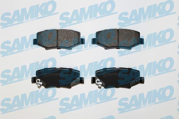 Samko 5SP1555 - Тормозные колодки, дисковые, комплект www.autospares.lv