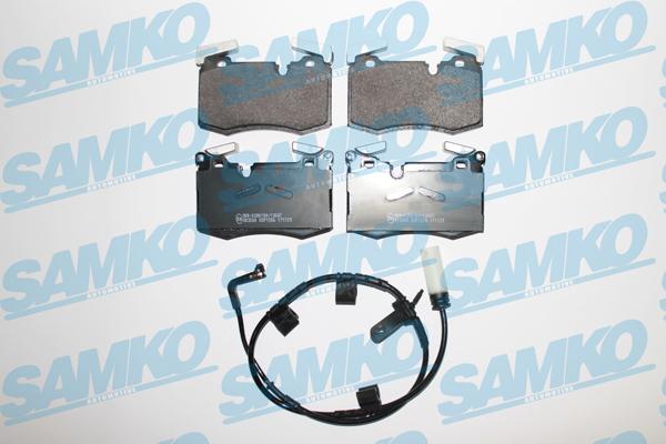 Samko 5SP1556A - Bremžu uzliku kompl., Disku bremzes www.autospares.lv