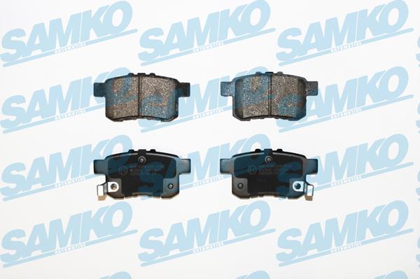 Samko 5SP1569 - Тормозные колодки, дисковые, комплект www.autospares.lv