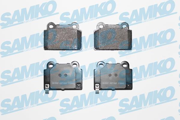 Samko 5SP1565 - Bremžu uzliku kompl., Disku bremzes www.autospares.lv