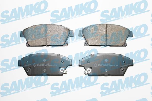 Samko 5SP1562 - Bremžu uzliku kompl., Disku bremzes www.autospares.lv