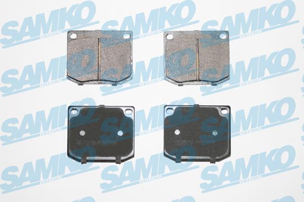 Samko 5SP150 - Тормозные колодки, дисковые, комплект www.autospares.lv