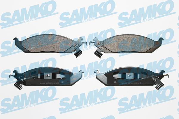 Samko 5SP1519 - Bremžu uzliku kompl., Disku bremzes www.autospares.lv