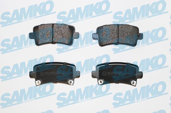 Samko 5SP1584 - Bremžu uzliku kompl., Disku bremzes www.autospares.lv