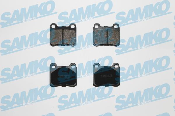 Samko 5SP158 - Bremžu uzliku kompl., Disku bremzes www.autospares.lv