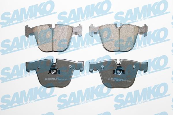 Samko 5SP1531 - Bremžu uzliku kompl., Disku bremzes www.autospares.lv