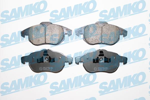 Samko 5SP1524 - Тормозные колодки, дисковые, комплект www.autospares.lv