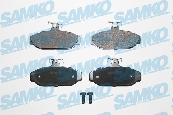 Samko 5SP157 - Bremžu uzliku kompl., Disku bremzes www.autospares.lv