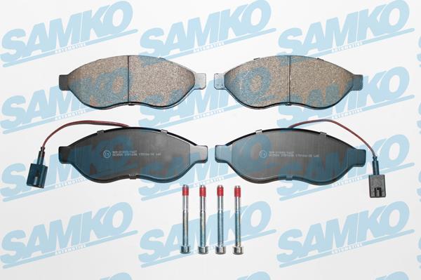 Samko 5SP1698 - Bremžu uzliku kompl., Disku bremzes autospares.lv