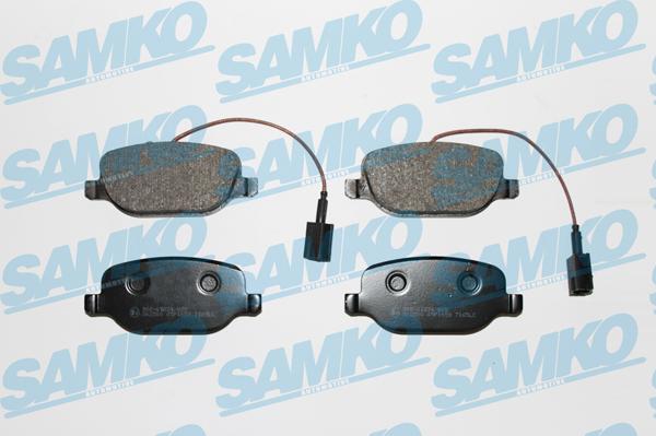 Samko 5SP1659 - Bremžu uzliku kompl., Disku bremzes www.autospares.lv