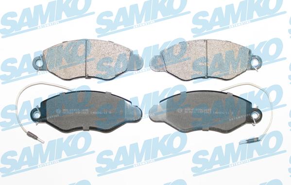 Samko 5SP1663 - Brake Pad Set, disc brake www.autospares.lv