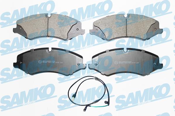 Samko 5SP1600A - Bremžu uzliku kompl., Disku bremzes www.autospares.lv