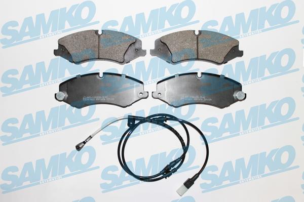 Samko 5SP1616A - Bremžu uzliku kompl., Disku bremzes www.autospares.lv