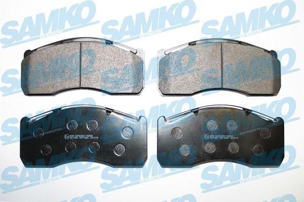 Samko 5SP1685 - Bremžu uzliku kompl., Disku bremzes www.autospares.lv