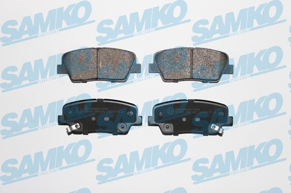 Samko 5SP1625 - Bremžu uzliku kompl., Disku bremzes www.autospares.lv