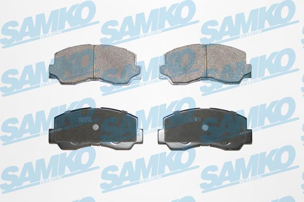 Samko 5SP167 - Тормозные колодки, дисковые, комплект www.autospares.lv