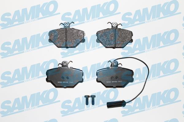 Samko 5SP1092 - Bremžu uzliku kompl., Disku bremzes www.autospares.lv