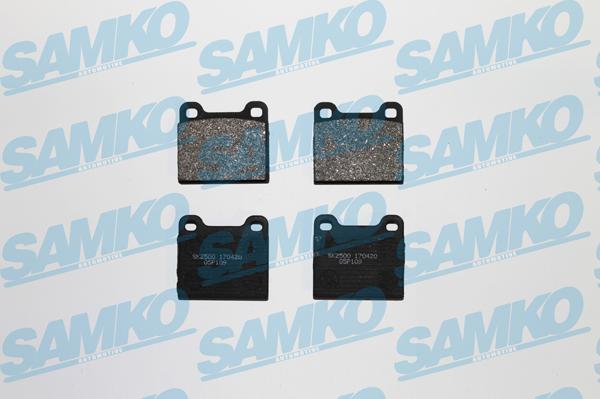 Samko 5SP109 - Brake Pad Set, disc brake www.autospares.lv