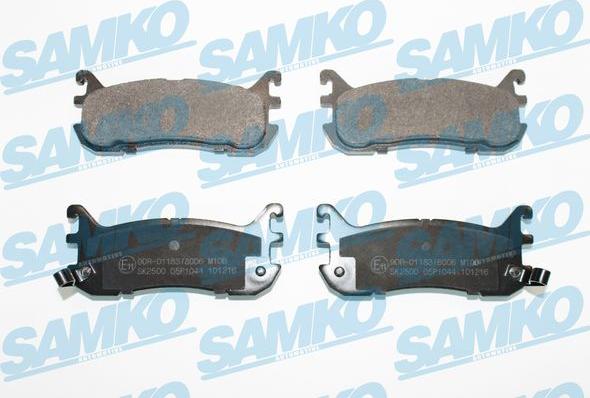 Samko 5SP1044 - Bremžu uzliku kompl., Disku bremzes www.autospares.lv