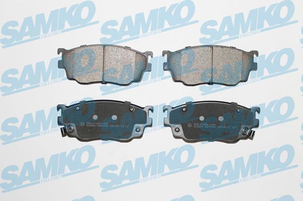 Samko 5SP1046 - Тормозные колодки, дисковые, комплект www.autospares.lv