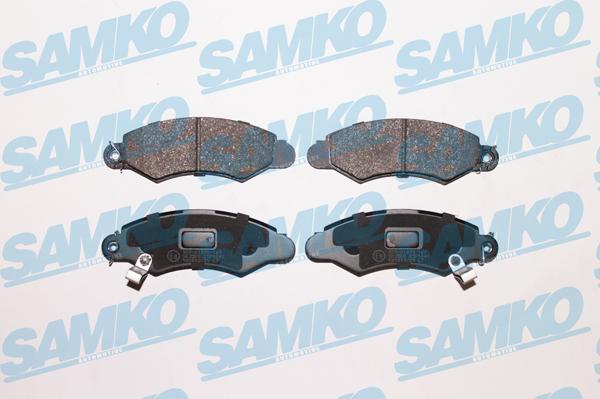 Samko 5SP1041 - Тормозные колодки, дисковые, комплект www.autospares.lv