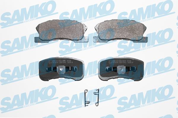 Samko 5SP1042 - Bremžu uzliku kompl., Disku bremzes www.autospares.lv