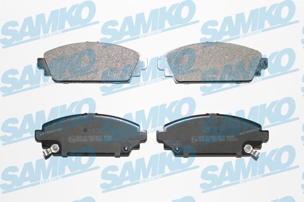 Samko 5SP1069 - Bremžu uzliku kompl., Disku bremzes www.autospares.lv