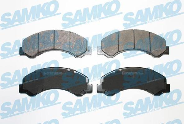 Samko 5SP1064 - Bremžu uzliku kompl., Disku bremzes www.autospares.lv