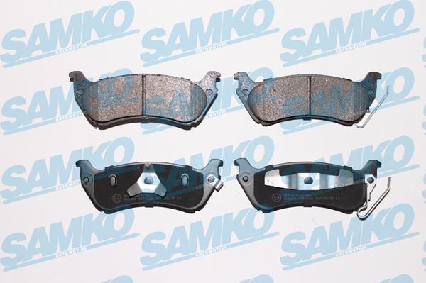 Samko 5SP1065 - Bremžu uzliku kompl., Disku bremzes www.autospares.lv