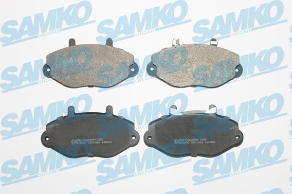 Samko 5SP1066 - Bremžu uzliku kompl., Disku bremzes www.autospares.lv