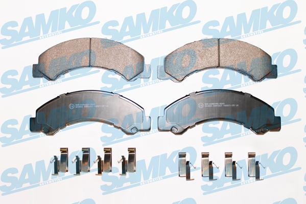 Samko 5SP1063 - Bremžu uzliku kompl., Disku bremzes www.autospares.lv