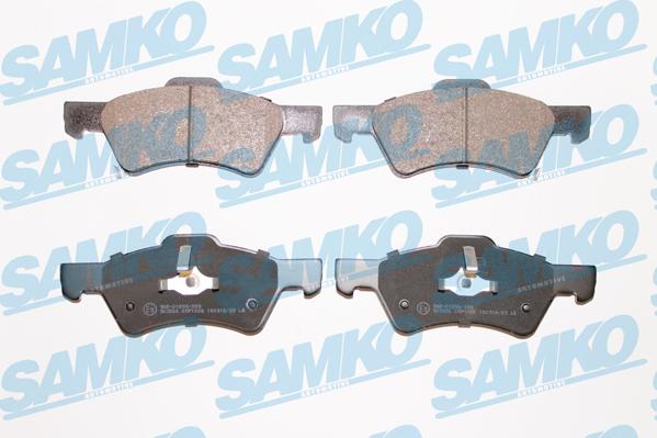 Samko 5SP1006 - Тормозные колодки, дисковые, комплект www.autospares.lv