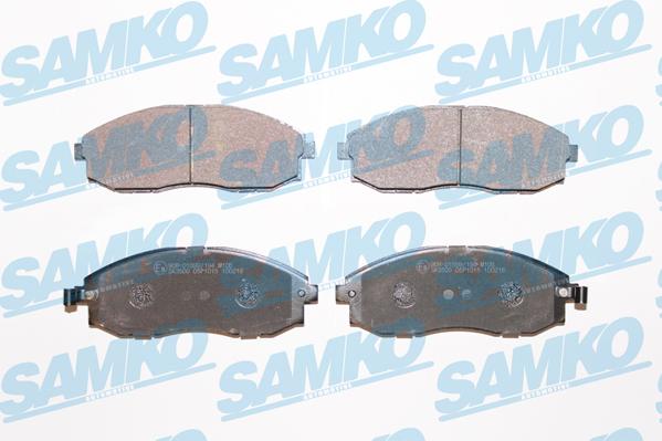 Samko 5SP1015 - Bremžu uzliku kompl., Disku bremzes autospares.lv