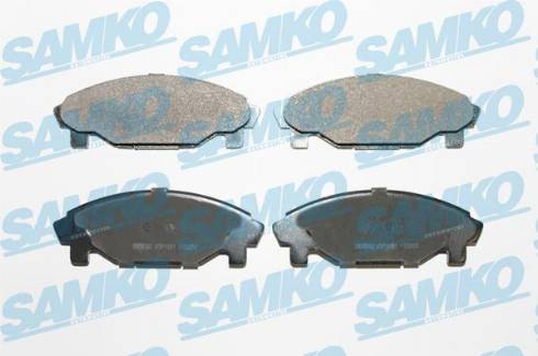 Samko 5SP1081 - Bremžu uzliku kompl., Disku bremzes www.autospares.lv