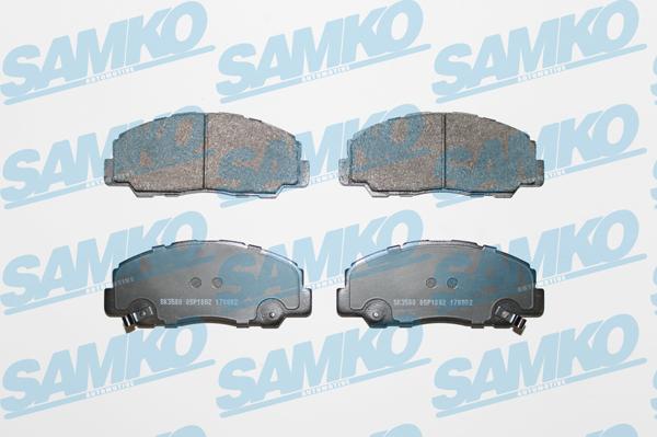 Samko 5SP1082 - Bremžu uzliku kompl., Disku bremzes www.autospares.lv