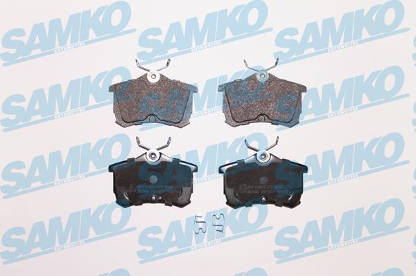 Samko 5SP1037 - Bremžu uzliku kompl., Disku bremzes www.autospares.lv