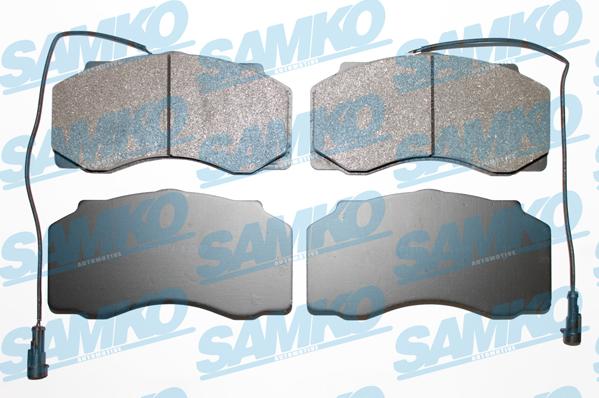 Samko 5SP1159 - Bremžu uzliku kompl., Disku bremzes www.autospares.lv