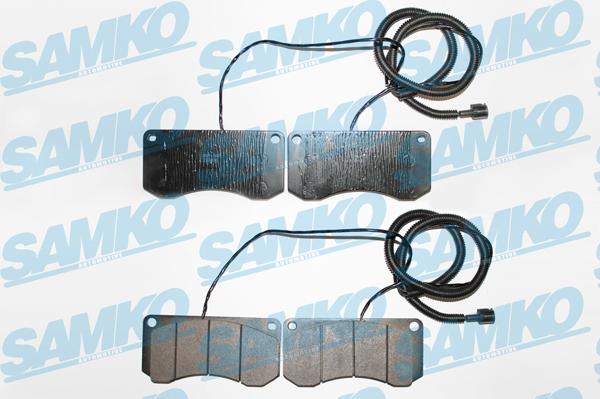 Samko 5SP1160 - Brake Pad Set, disc brake www.autospares.lv