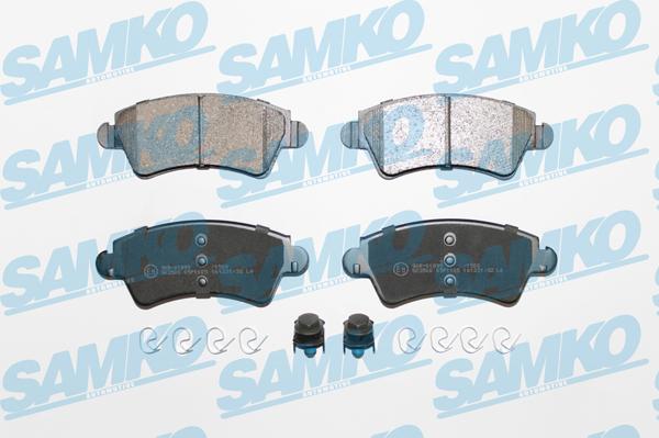 Samko 5SP1105 - Bremžu uzliku kompl., Disku bremzes www.autospares.lv